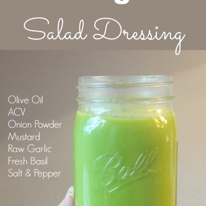Apple Cider Vinegar Salad Dressing