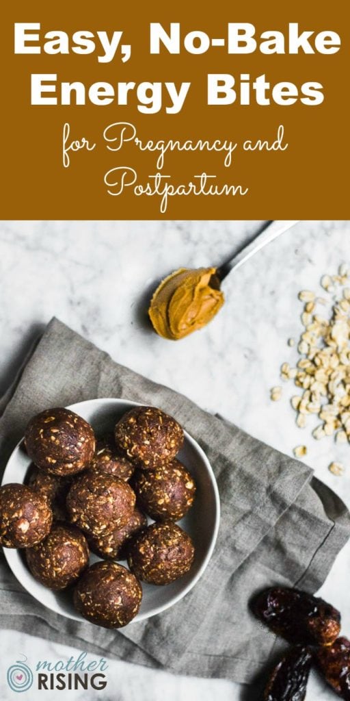 Easy No-Bake Energy Bites for Pregnancy and Postpartum | Mother Rising