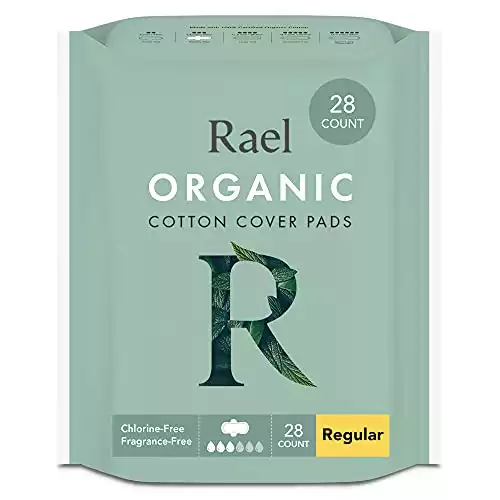 Rael - Regular Absorbency, Unscented, Ultra Thin Pads with Wings