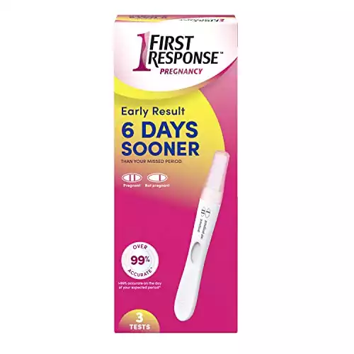 First Response Early Result Pregnancy Test, 3 Count(Pack of 1)(Packaging & Test Design May Vary)