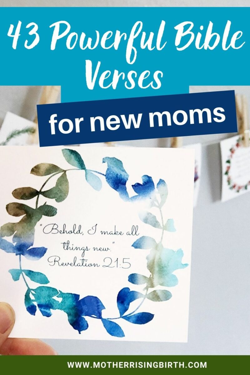 43 Powerful Bible Verses for New Moms | Mother Rising