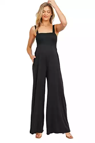 Women's Maternity Sleeveless Jumpsuit